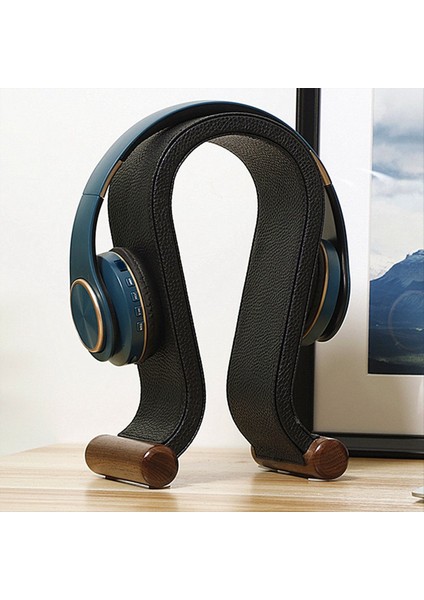 U Şekil Deri Deri Tutucu Mastop Destek Destek Ekiplik Standı Pc Oyun Kulaklıkları Raf Askısı Siyah (Yurt Dışından) modelleri