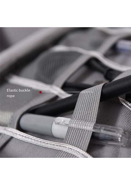 Taşınabilir Kablo Depolama Çantası Su Geçirmez USB Veri Hattı Şarj Cihazı Fiş Organizator Seyahat Organizatör Mavi (Yurt Dışından) fırsatları