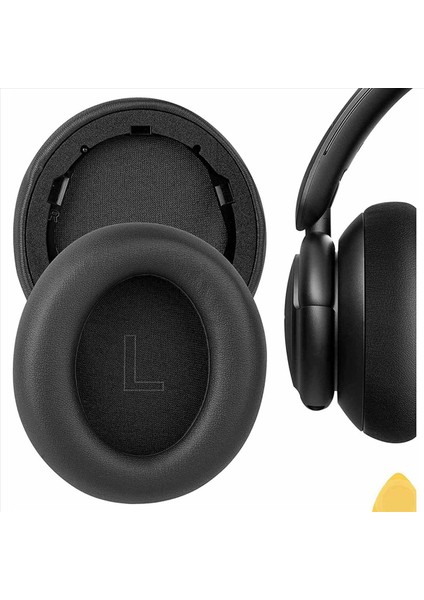 Anker Soundcore Life Için 4x Yedek Kulak Pedleri Q30/Q35 Protein Deri Kulaklıklar Earpad (Siyah) (Yurt Dışından) fiyatları