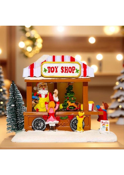 Noel Müzik Evi Noel Müzik Evi Işıklı LED Masaüstü Süsleri Noel Süsleri Noel Süsleri (Yurt Dışından) fiyatları