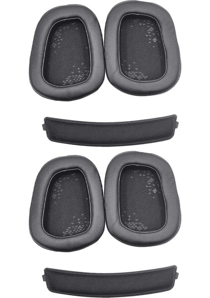 6x Kulak Pedleri+Logitech Için Kafa Bandı G633 G933 Kulaklık Yedek Köpük Kulaklıklar Kulak Yastık Aksesuarları (Yurt Dışından)