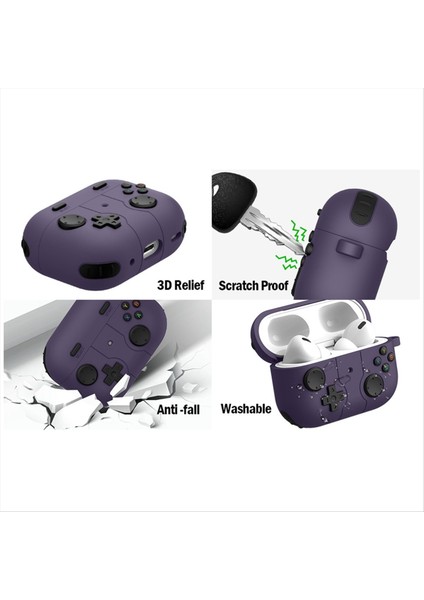 Pro2 Koruyucu Kılıf Için Uygun Apple Bluetooth Kulaklık Kasası Silikon Koruyucu Kılıf Pembe (Yurt Dışından) fiyatları