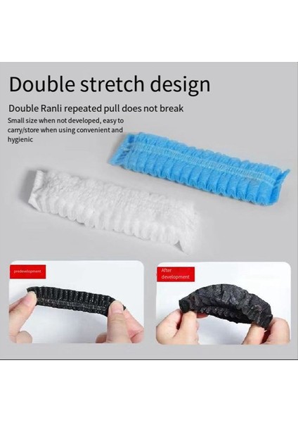 100PCS/SET Gaming Cafe Tek Kullanımlık Kulaklık Kapağı Dokuma Olmayan Kafa Bandı Toz Geçirmez Ter Getirmez Kulaklık Beyaz (Yurt Dışından) modelleri