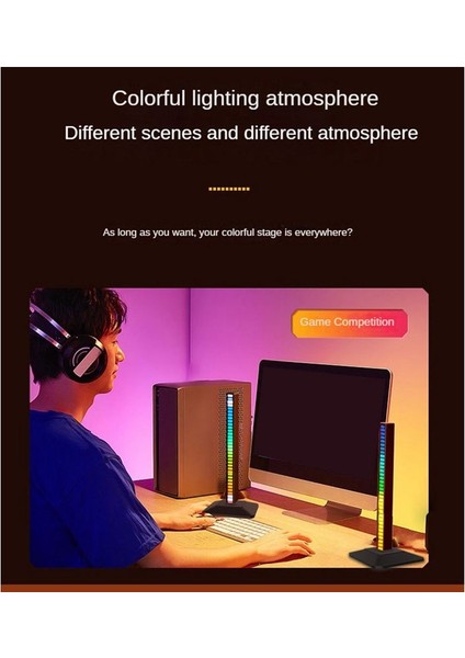 Çok Fonksiyonlu Kulaklık Stand Standı Rgb Işık Hafif Raf Bilgisayar Oyunu Kulaklık Ortam Işık Ekran Standı Siyah (Yurt Dışından) indirimleri