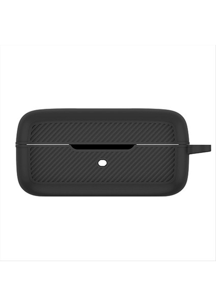 Earfun Air Pro 3 Şok Geçirmez Silikon Kablosuz Kablosuz Mavi Diş Kulaklık Koruyucu Kapak Kancalı Siyah (Yurt Dışından)