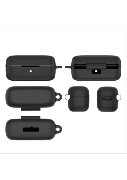 Earfun Air Pro 3 Şok Geçirmez Silikon Kablosuz Kablosuz Mavi Diş Kulaklık Koruyucu Kapak Kancalı Siyah (Yurt Dışından) fiyatları