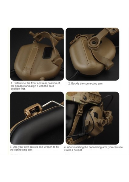 Taktik Kulaklık Tutucu Kask Montajlı Aksesuar Ray Adaptör Kiti Ayarlanabilir Pikap Gürül (Yurt Dışından) indirimleri