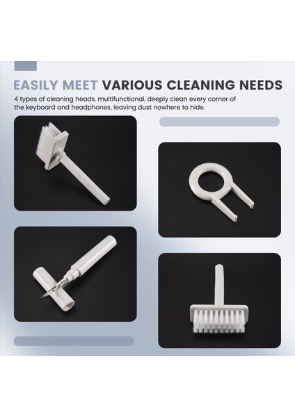 Temizleme Yumuşak Fırça Klavye Temizleyicisi 5 Arada Çok Fonksiyonlu Bilgisayar Temizleme Araçları Kiti Pro Pc Kamera Lens (Yurt Dışından) fırsatları
