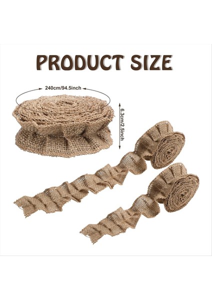 6 Rulo Fırfırlı Bülten Tahtası Sınırları Sınıf Dekoru Çiftk Evi Sınıfı Dekor Çuval Bezi Bülten Sınırları (Yurt Dışından) indirimleri