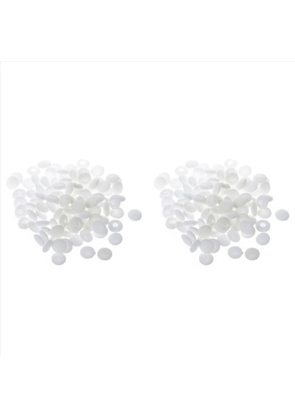 200 Adet Beyaz Yumuşak Sünger Kulaklık Kulaklık Kulak Pedinin Değiştirilmesi (Yurt Dışından)