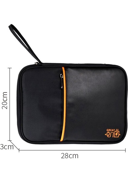 Dijital Depolama Çantası Güç Bankası USB Veri Kablosu Şarj Cihazı Seyahat Depolama Çantası Taşınabilir Depolama Çantası (Yurt Dışından) indirimleri