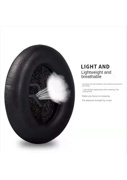2x Bose Için Yedek Kulak Pedleri 700 NC700 Kulaklık Bellek Köpük Kulak Yastıkları Earpads Kulaklık Deri Kılıf Siyah (Yurt Dışından) fiyatları