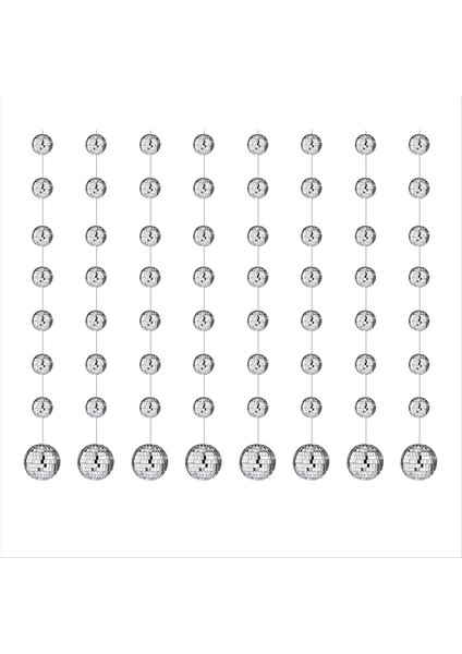 8 Paket 4.9ft Disko Top Parti Dekorasyonları Mini Disco Ball Süsler Noel Düğün 70&#39;ler Dans Müzik Partisi Için Ayna (Yurt Dışından)
