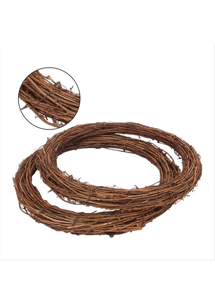 6 Adet 12 Inç Doğal Asevine Çelenk Seti, Dıy El Sanatları Için El Dokuma Asma Şube Çelenkleri, Noel Dekorasyonları (Yurt Dışından) modelleri