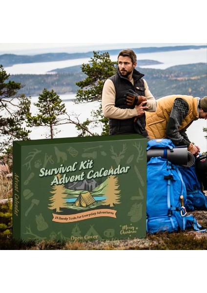 Survival Kit 24 Günlük Noel Geri Sayım Serin Equipment 2025 Teen Waying Boys Kamp Tutkumları Için Aracı Seti Açık (Yurt Dışından) fırsatları