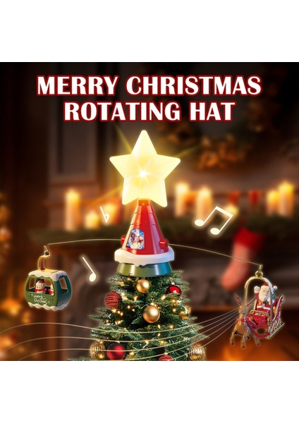 Klasik Noel Ağacı Kapalı/dış Mekan Kullanımı Için Müzik ve Işıklar ile En Iyi Dönen Atlıkarınca, Noel Dekorasyonları (Yurt Dışından) fiyatları