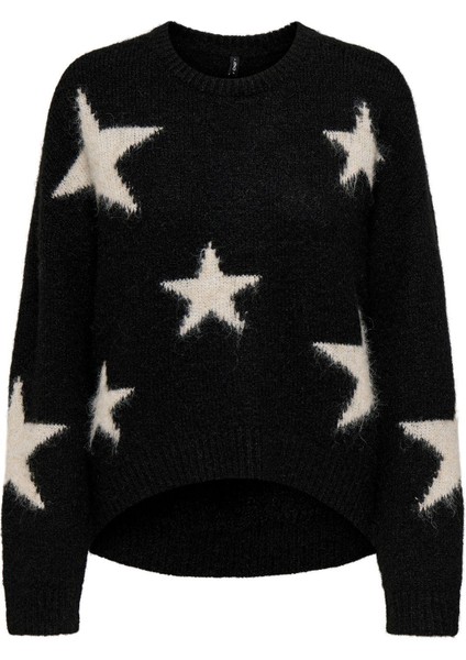 Onlazu Ls Star O-Neck Knt