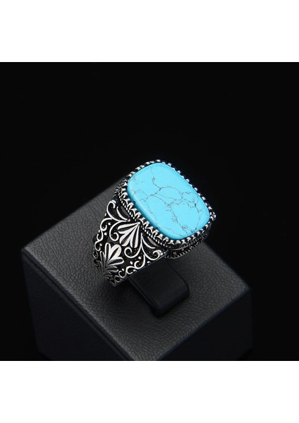 717B Firuze Zirkon Gümüş Yüzük fiyatları