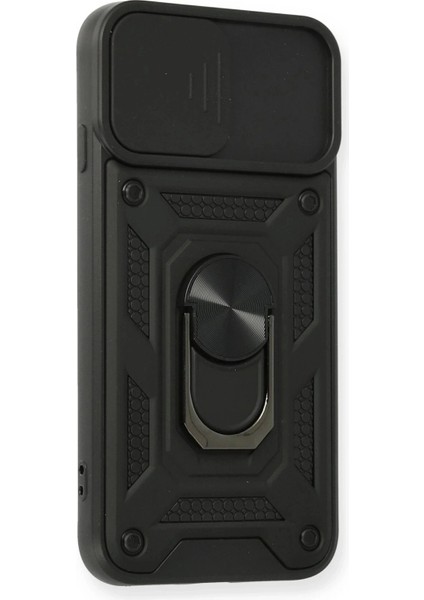 iPhone 7 Kılıf Pars Lens Yüzüklü Silikon - Siyah fiyatları