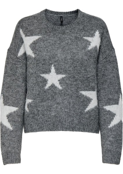 Onlazu Ls Star O-Neck Knt