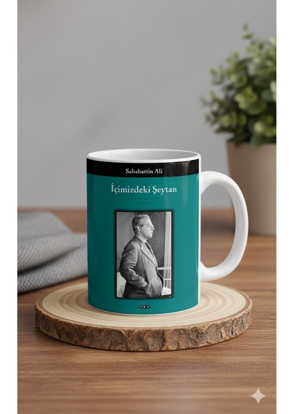" Içimizdeki Şeytan" Kişiye Özel Özel Kapak Tasarımlı Kupa (Istediğiniz Kitap Tasarlanır)