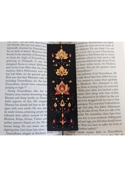 Rangoli Kitap Ayracı #3 (Lotus ve Lambalar) fiyatları