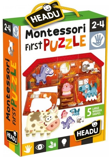 Montessori First Puzzle The Farm (Ilk Yapbozum-Çiftlik) 2-4 Yaş
