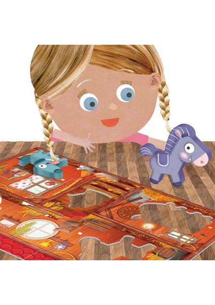 Montessori First Puzzle The Farm (Ilk Yapbozum-Çiftlik) 2-4 Yaş modelleri