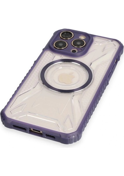 iPhone 12 Pro Max Kılıf Prag Magneticsafe Kapak - Derin Mor fırsatları