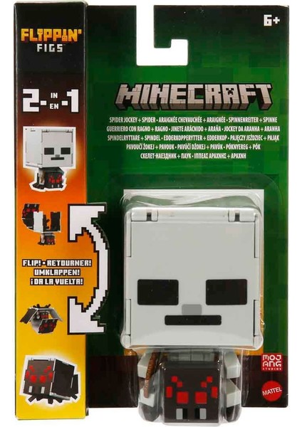 Minecraft Flipping' Figs 2in1 Dönüşen Figür HTL43 - Spider Jockey ve Spider JCN24 fırsatları