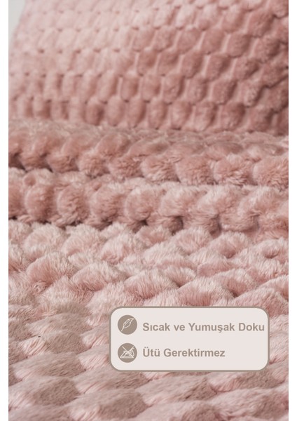 Polen Battaniye Seti Tek Kişilik Wellsoft 2 Parça (180X240 Cm) Gülkurusu fırsatları