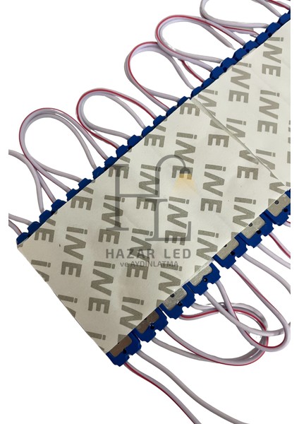 12 Volt 1.2 Watt 3’lü Mercekli 2835 Modül LED Turkuaz (10 Adet) modelleri