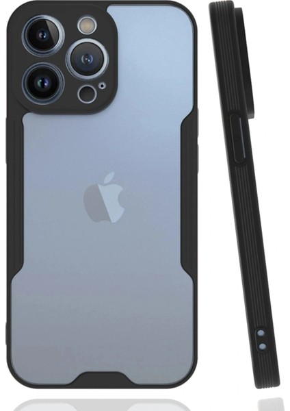 iPhone 14 Pro Max Kılıf Platin Silikon - Siyah