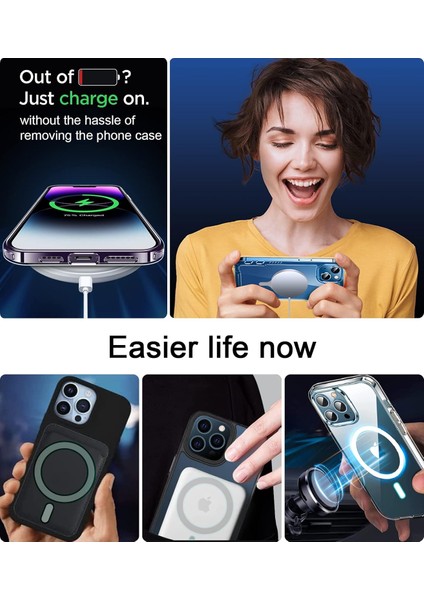 Magsafe ile Uyumlu Metal Halka Yapıştırıcı iPhone 12 13 14 15 16 17 Telefon Kılıfı Dönüştürücü Kiti Aksesuarları, Manyetik Mıknatıs Adaptör Halkası fırsatları