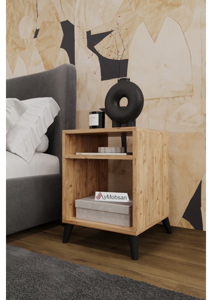 Simina Açık Raflı Komodin Yatak Yanı Sehpa Atlantik Çam fiyatları