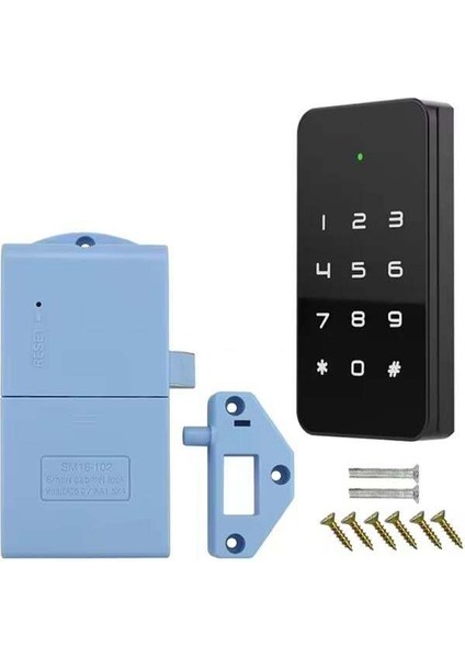 PowerMaster PM-26728 RFID Ve Tuş Panelli Dijital Elektronik Kapı Dolap Kilidi (2'li Paket)