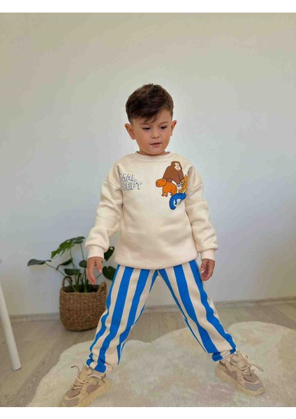 Afacan Çocuk Giyimden Jelibom Marka Erkek Çocuk 3 Iplik Alt Üst Takim fiyatları
