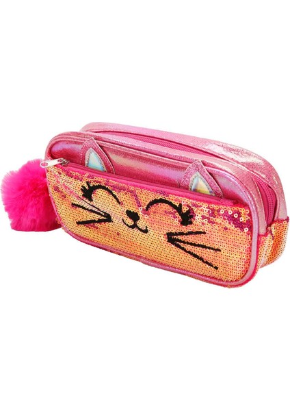 Bear &amp; Deer Kedi Desenli Kalem Kutusu BD-KCS225 - Pembe modelleri