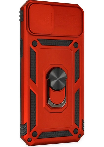 iPhone 14 Plus Kılıf Pars Lens Yüzüklü Silikon - Kırmızı fiyatları