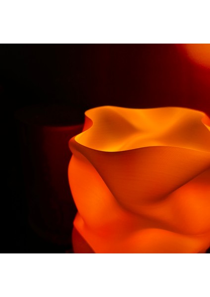 Soyut Buruşuk Lamba - Benzersiz Modern Masa Lambası indirimleri