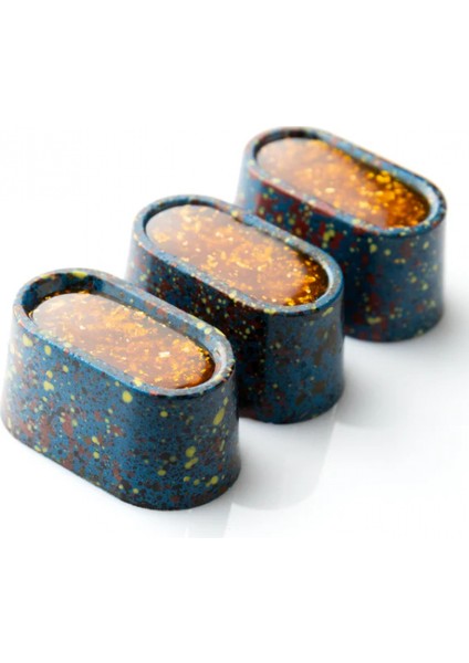 Polikarbon Oval Pralin Çikolata Kalıbı 14.5 gr | CM-4064 fiyatları