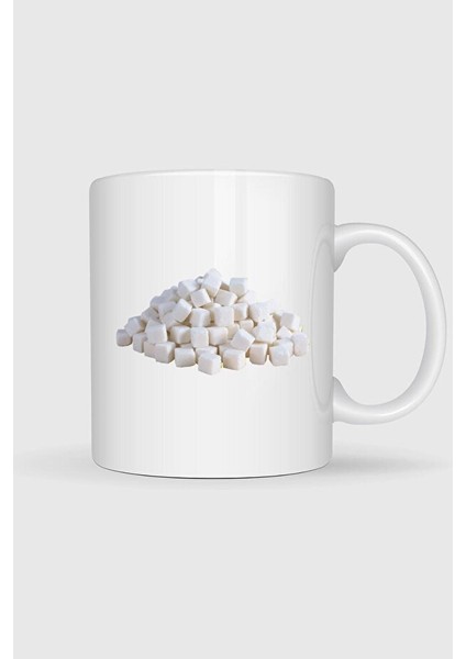 Kesme Şeker Küp Şeker Tasarımlı Kupa Bardak