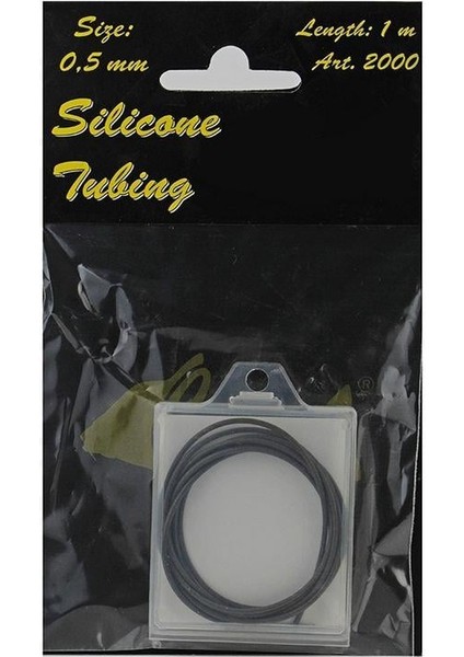 Silikon Tubing 0,5mm ART.2000 1mt