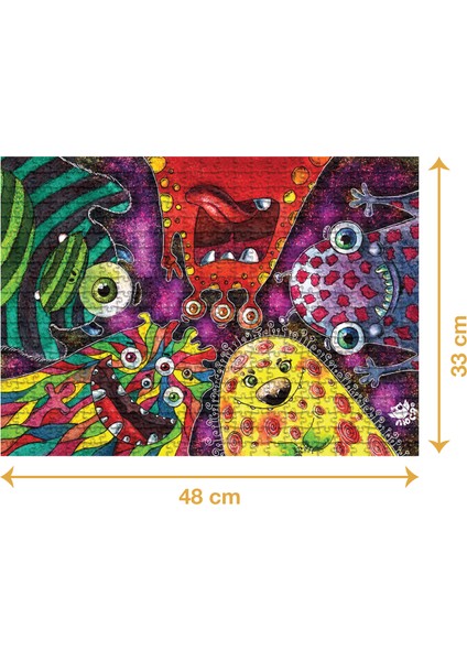 Canavarlar - 500 Parçalı Puzzle fiyatları