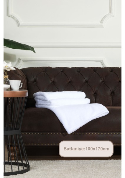 Enjoy Wellsoft Tv Battaniyesi (100X170 Cm) Beyaz modelleri