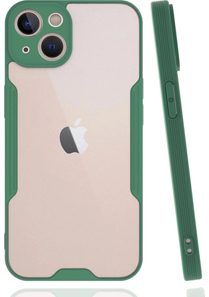 iPhone 14 Plus Kılıf Platin Silikon - Yeşil