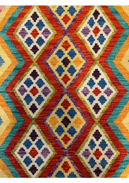 El Dokuma Afgan Yün Kilim Kök Boya indirimleri