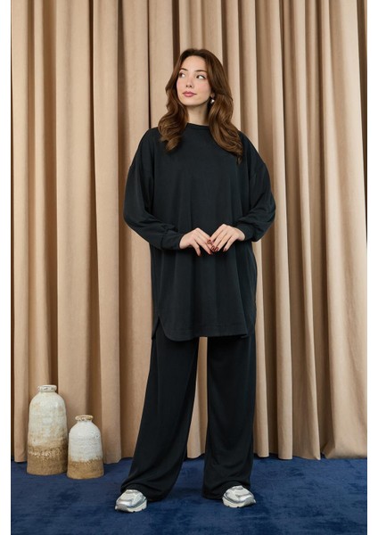 Kadın Oversize Basic Ikili Takım -14405TKS
