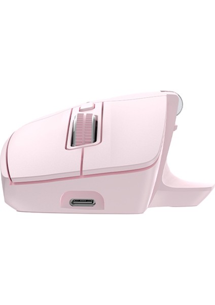 SPK7858 Bluetooth 5.0 4000DPI Şarjlı Sessiz Hızlı Kaydırma Kablosuz Mouse Pembe indirimleri