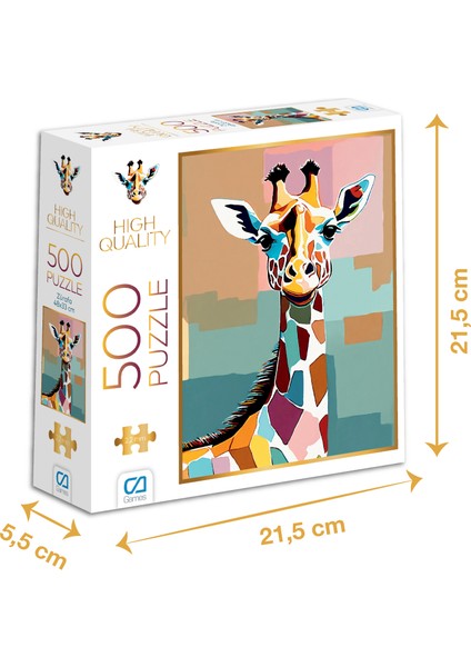 Zürafa - 500 Parçalı Puzzle